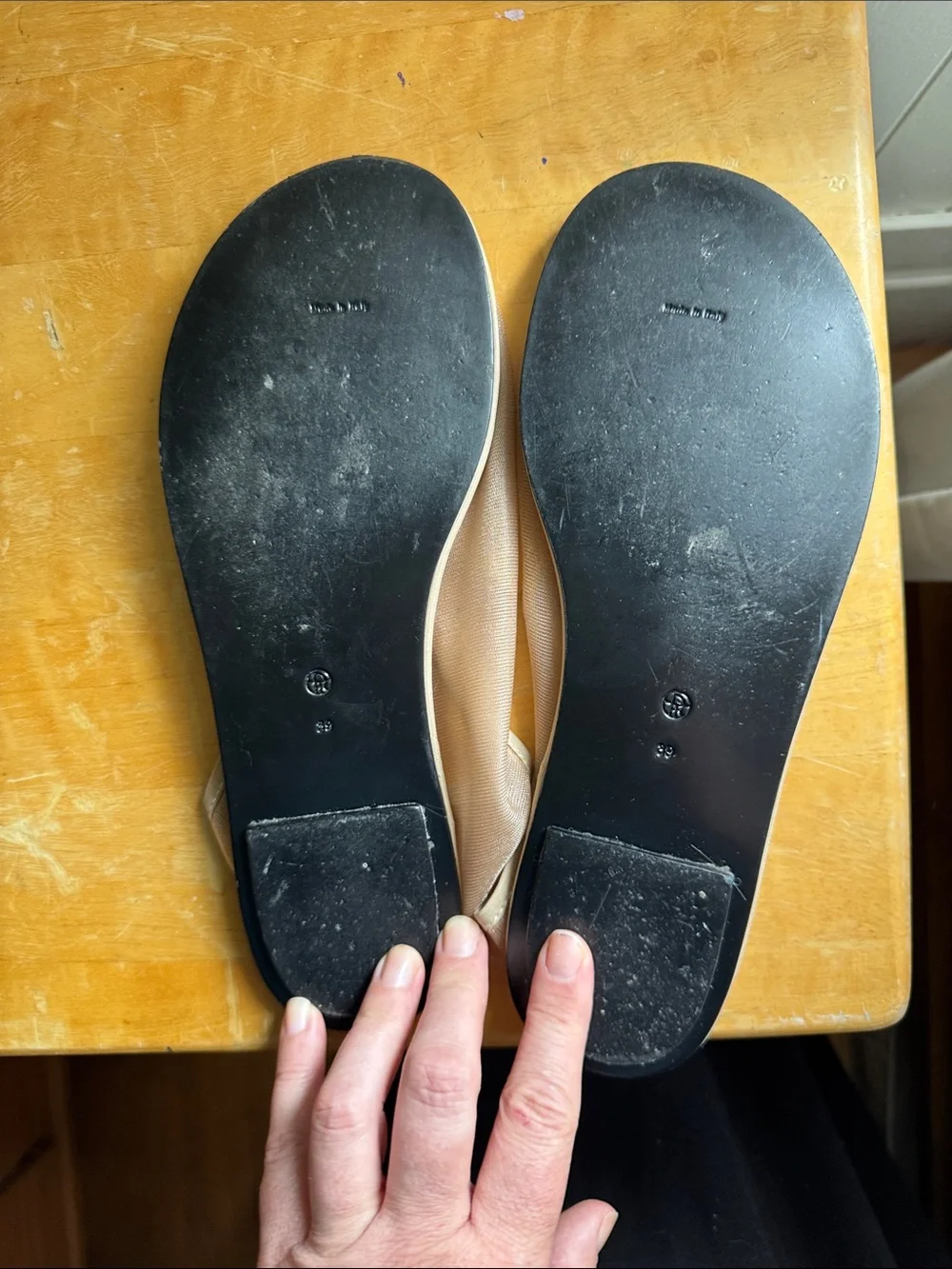 The Row Mesh Ballet Flats, size 39